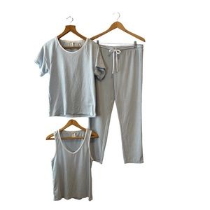 5 For $50🔥  Women's Light Blue Terricloth Sleepwear/Lounge Set
